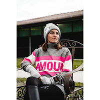Produktbild von Pullover Damen Ju & Pa Amour in Grau und Bunt