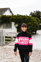 Produktbild von Pullover Damen Ju & Pa Amour in Schwarz und Bunt