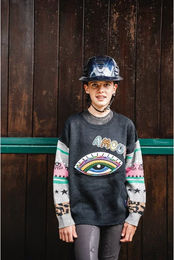 Produktbild von Pullover Damen Ju & Pa Umour in Schwarz und Bunt