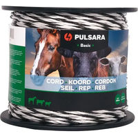 Produktbild von Pulsara Basic Zaunschnur aus Edelstahl in Silber Weiß oder Schwarz