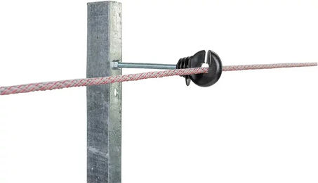 Produktbild von Pulsara Isolatoren für elektrische Fernzäune aus Kunststoff in Schwarz