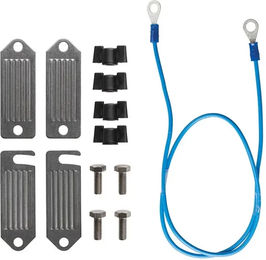 Pulsara Weidezaun Breitbandverbinder für bis zu 40 mm Breite in Blau und Silber – Bild 1 von 3