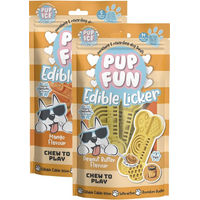Produktbild von Pup Fun Edible Licker Erdnussbutter Hundeleckerli Paste