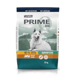 PUPIL Prime Trockenfutter Alleinfuttermittel für ausgewachsene Hunde mit Geflügel und Rindfleisch 10 kg – Bild 1 von 1