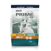 Produktbild von PUPIL Prime Trockenfutter Alleinfuttermittel für ausgewachsene Hunde mit Geflügel und Rindfleisch 10 kg