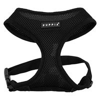 Produktbild von Puppia Anti Ziehgeschirr für Hunde und Welpen Schwarz XS