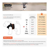 Produktbild von Puppia Soft Vest Hundegeschirr Airmesh Blau Größe L