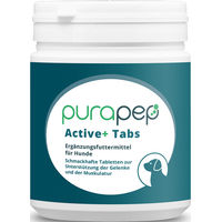Produktbild von purapep Active+ Gelenk- und Muskel-Komplex für Hunde mit Glucosamin und Kollagen 120 Kautabletten