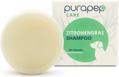 purapep Care Hundeshampoo fest Zitronengras und Kokos-Öl 60 g - 60 g – Bild 1 von 4