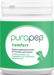 purapep Comfort Beruhigungspulver für Hunde und Katzen mit Tryptophan und B Vitaminen 280 g - 280 g – Bild 1 von 5