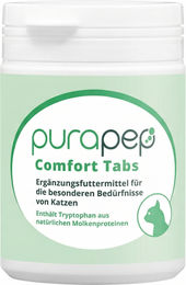purapep Comfort Katzentabs Beruhigungsmittel mit Tryptophan und Vitaminen 120 Kautabletten - 120 Stk. – Bild 1 von 6