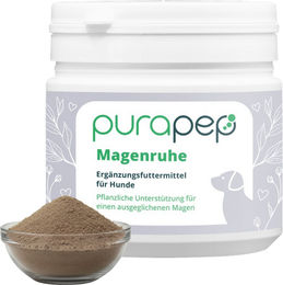 purapep Magenruhe Pflanzliches Ergänzungsfutter für Hunde mit Rotulmenrinde Enzian und Wermutkraut 250 g – Bild 1 von 1