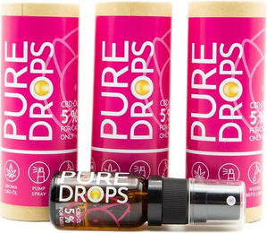 PURE DROPS CBD Öl für Katzen und Tiere vegan zur Beruhigung 10 ml – Bild 1 von 3