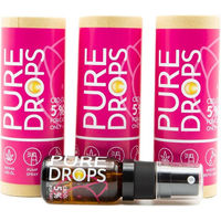 Produktbild von PURE DROPS CBD Öl für Katzen und Tiere vegan zur Beruhigung 10 ml