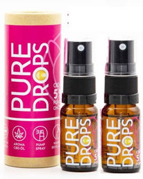 Pure Drops CBD Öl 5% Doppelpack zur Beruhigung für Katzen und Tiere – Bild 1 von 3