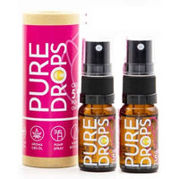 Produktbild von Pure Drops CBD Öl 5% Doppelpack zur Beruhigung für Katzen und Tiere