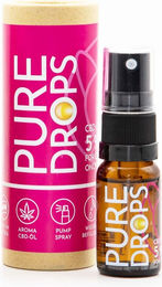 Pure Drops CBD Öl 5% zur Beruhigung für Katzen und Tiere 10 ml – Bild 1 von 3