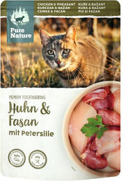 Produktbild von Pure Nature Hundefutter Adult Huhn und Fasan mit Petersilie getreidefrei ohne Zucker 12x85g