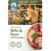 Produktbild von Pure Nature Hundefutter Adult Huhn und Fasan mit Petersilie getreidefrei ohne Zucker 12x85g