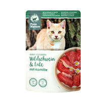 Produktbild von Pure Nature Hundefutter Adult Wildschwein und Ente mit Kamille getreidefrei 12x85g
