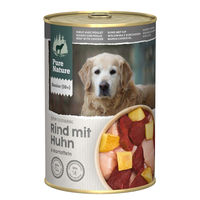 Produktbild von Pure Nature Hundefutter Senior Rind mit Huhn getreidefrei und ohne Zucker 6x400g