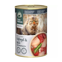Produktbild von Pure Nature Katzen-Suppe Senior Geflügel & Wild mit Rosmarin getreidefrei 6 x 400 g