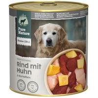 Produktbild von Pure Nature Nassfutter Hund Senior Rind mit Huhn getreidefrei ohne Zucker 6 x 800 g