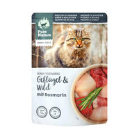 Produktbild von Pure Nature Senior Hundefutter Geflügel und Wild mit Rosmarin getreidefrei 12x85g