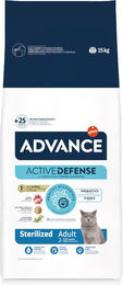 Produktbild von Purina Advance Cat Sterilized Katzenfutter Truthahn Adult zur Gewichtskontrolle 15 kg - 15000 g