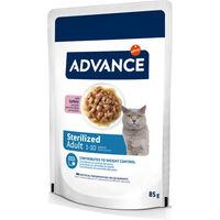 Produktbild von Purina Advance Feline Sterilized Katzenfutter Adult Truthahn Stückchen in Sauce 24 x 85 g - 24 x 85 g