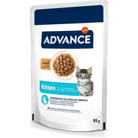 Produktbild von Purina Advance Kitten Huhn Stückchen in Sauce 24 x 85 g - 24 x 85 g