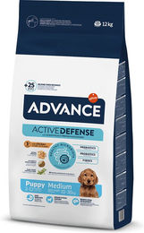Purina Advance Medium Puppy Protect Hundetrockenfutter Huhn 12 kg - 12000 g – Bild 1 von 10
