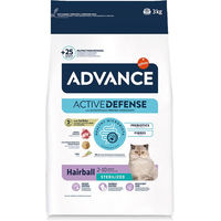 Produktbild von Purina Advance Sterilized Hairball Katzenfutter Truthahn für erwachsene Katzen 2 x 3 kg - 2 x 3 kg