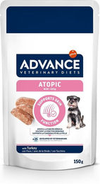 Produktbild von Purina Advance Veterinary Diets Dog Atopic Mini Hypoallergenes Nassfutter für kleine Hunde 8 x 150 g - 8 x 150 g