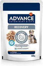 Produktbild von Purina Advance Veterinary Diets Recovery Mini Mousse Huhn Aufbaufutter für erwachsene Hunde 22 x 100 g - 22 x 100 g