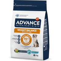 Produktbild von Purina Advance Veterinary Diets Weight Balance Medium/Maxi Trockenfutter zur Gewichtskontrolle für erwachsene Hunde 3 kg - 3 kg