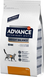 Purina Advance Veterinary Diets Weight Balance Trockenfutter zur Gewichtskontrolle für erwachsene Katzen 1,5 kg – Bild 1 von 12