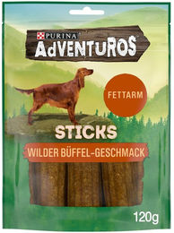 Produktbild von Purina AdVENTuROS Hundeleckerli Büffel Light 3x120g