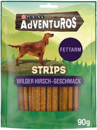 Produktbild von Purina AdVENTuROS Hundeleckerli Hirsch mit fettarmer Rezeptur 3x90g