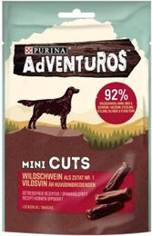 Produktbild von Purina Adventuros Mini Cuts Trockenfleisch Wildschwein getreidefrei 8 x 70g - 7 x 70 g