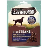 Produktbild von Purina Adventuros Mini Steaks Hirsch Trockenfleisch getreidefrei 70 g - 70 g