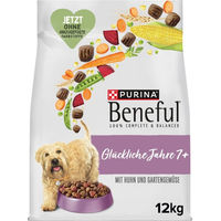Produktbild von Purina Beneful Glückliche Jahre 7+ Senior Hundefutter Huhn & Gemüse ohne Farb- und Aromastoffe 2x12 kg - 2 x 12 kg