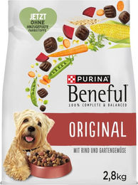 Purina Beneful Original Hundetrockenfutter Adult Rind mit Gemüse ohne Farb- und Aromastoffe 2,8 kg - 2,8 kg – Bild 1 von 12
