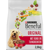 Produktbild von Purina Beneful Original Hundetrockenfutter Adult Rind ohne Farb- und Aromastoffe 12 kg - 12 kg