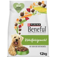 Produktbild von Purina Beneful Wohlfühlgewicht Trockenfutter für Hunde Adult Huhn 12 kg - 12 kg