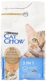 Purina Cat Chow 3in1 Katzenfutter für Zahnpflege, Harntrakt und Haarballen 1,5kg – Bild 1 von 3