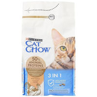 Produktbild von Purina Cat Chow 3in1 Katzenfutter für Zahnpflege, Harntrakt und Haarballen 1,5kg