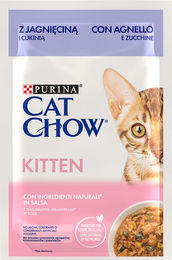 Produktbild von Purina Cat Chow Kitten Lamm Stückchen in Gelee 26 x 85 g - 26 x 85 g