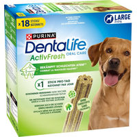 Produktbild von Purina Dentalife Active Fresh Zahnpflege-Snacks für große Hunde Adult ohne Farb- und Aromastoffe