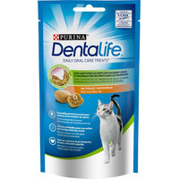 Produktbild von Purina DentaLife Daily Oral Care Zahnpflege Leckerli für ausgewachsene Katzen mit Huhn 8 x 40 g